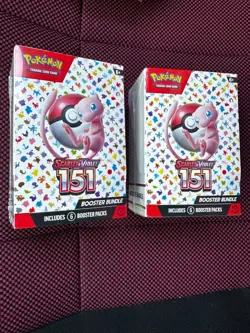Pokemon TCG Scarlet & Violet 151 Booster Bundles Sealed New (12 packs) - Image 1