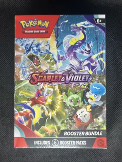 Pokemon TCG Scarlet & Violet Booster Bundle Box 6 Packs Factory Sealed New 820650853371 - Image 1