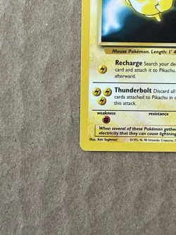 Pokemon TCG Pikachu Wotc Promo Card 04/53 Kids WB Movie Event 1999 Regular - Image 5