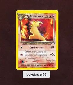 Carte Pokemon Typhlosion Obscur 10/105 Neo Destiny Wizards FR - Image 1