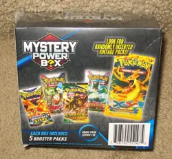 POKEMON: MYSTERY POWER BOX, 5 BOOSTER PACKS "NEW" 2022 - Image 4
