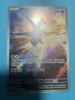 Pokemon TCG Latios Surging Sparks 2024 SSP IR Holo Card #2 Latios 203/191 - Image 1
