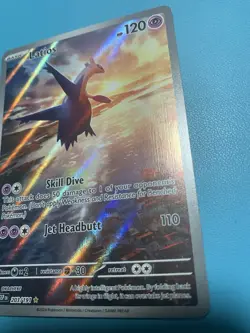 Pokemon TCG Latios Surging Sparks 2024 SSP IR Holo Card #2 Latios 203/191 - Image 2