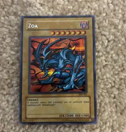Yu-Gi-Oh! TCG Zoa TFK-001 Prismatic Secret Rare Light Play Condition - Image 1