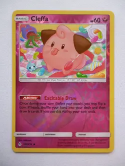 Pokemon TCG SM Unbroken Bonds - Reverse Holo Cleffa 131/214 - NM - Image 1