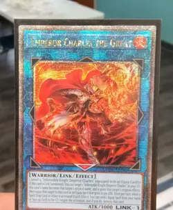 Emperor Charles the Great DUNE-EN048 Quarter Century Secret 1st Edition YU-GI-OH - Image 2