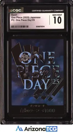 One Piece 2025 Don One Piece Day '25 Japanese GEM MINT CGC 10 - Image 1