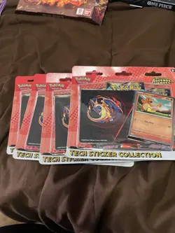 Ascended Heroes 3 Pack Tech Sticker Collection 4x Lot Ships Same Day - Image 1