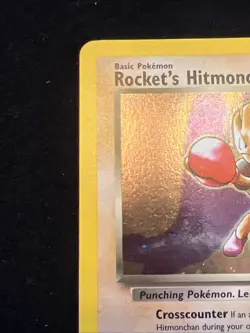 2000 Pokemon Gym Heroes Rocket's Hitmonchan 11/132 Holo Rare UX1680 - Image 5