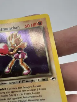 Rocket’s Hitmonchan - 11/132 - Gym Heroes - Holo - LP/NM - Image 4