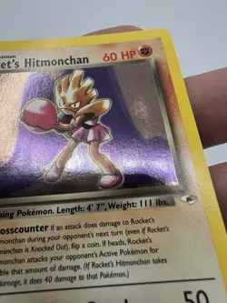 Rocket’s Hitmonchan - 11/132 - Gym Heroes - Holo - LP/NM - Image 5
