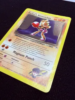 2000 Rocket's Hitmonchan 11/132 Gym Heroes Holo Rare Vintage Pokemon TCG - Image 5