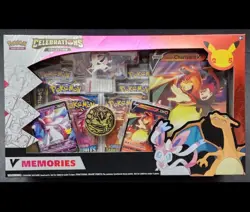 Pokemon 25th Celebrations V Memories Collection Box Lance Charizard Dark Sylveon 820650809392 - Image 1