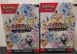 2x Pokemon TCG Prismatic Evolutions Booster Bundle New Sealed (LOT OF 2) - Image 1