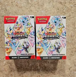 2x Pokemon TCG Prismatic Evolutions Booster Bundle New Factory Sealed (LOT OF 2) - Image 1