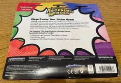 Pokemon Tcg Ascended Heroes Tech Sticker Collection Gastly New Sealed - Image 4