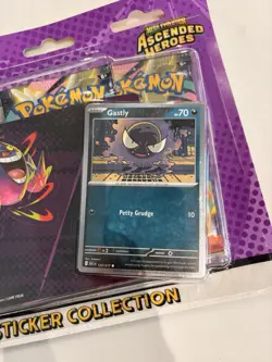 Pokemon TCG | Ascended Heroes | Gastly Tech Sticker Collection | New/Sealed - Image 2