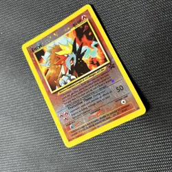 2001 Pokemon TCG Entei Black Star Promo #34 Reverse Holo Rare Nintendo WOTC - Image 2