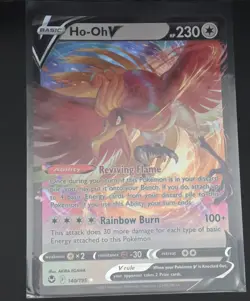 Pokemon Ho-Oh V Silver Tempest Holo Card Lot English TCG 140/195 - Image 1