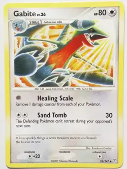 Gabite 59/147 - Supreme Victors Pokemon Card - Tomokazu Komiya Art - Image 1