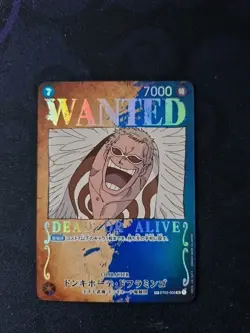 One Piece - Doflamingo ST03-009 SR SP Wanted Mighty Enemies Card - Japanese - Image 1
