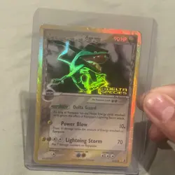 Rayquaza (Delta Species) 13/113 Damaged Delta Species Reverse Holo Pokemon TCG - Image 1