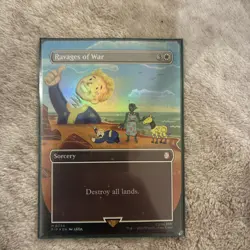 [1x] Ravages of War - Foil - Borderless - Near Mint, English - Universes Beyond: - Image 1