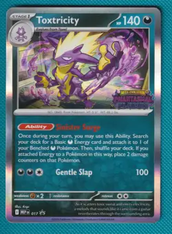 Toxtricity MEP 017 Phantasmal Flames Stamped Prerelease Pokemon Tcg Mep017 MP - Image 1