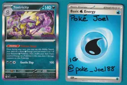 Toxtricity MEP 017 Phantasmal Flames Stamped Prerelease Pokemon Tcg Mep017 MP - Image 3