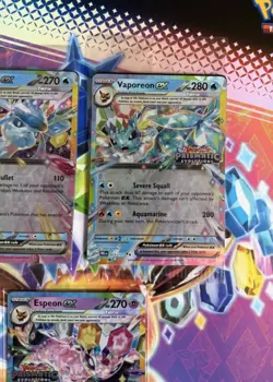 Pokemon Tcg English Prismatic Evolutions Stamped Promos Espeon Vaporeon Glaceon - Image 3