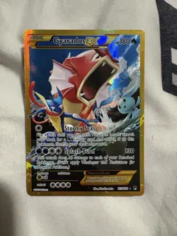 Pokemon Gyarados EX Full Art Holo Secret Rare Breakpoint 123/122 180HP Water - Image 2