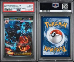 Pokemon 2025 Mega Charizard X ex 125/094 SIR Phantasmal Flames GEM MINT PSA 10 - Image 3
