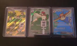 Pidgeot EX 225/197 Pidgeotto 208 Pidgey 207 Pokemon Obsidian Flames LP+ - Image 1