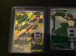 Pidgeot EX 225/197 Pidgeotto 208 Pidgey 207 Pokemon Obsidian Flames LP+ - Image 2