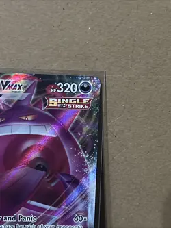 Pokemon TCG Gengar VMAX Alternate Art Fusion Strike Near Mint Condition - Image 2