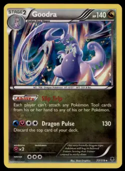 2014 XY - Phantom Forces Goodra Stage 2/Rare Holo #77 - Image 1