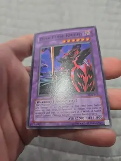 Yugioh - Dark Flare Knight DCR-017 Unlimited Super Rare NM Near Mint - Image 2