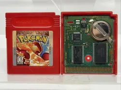 Pokemon Red Version (Nintendo Game Boy, 1999) Authentic Tested Saves - Image 3
