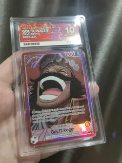 2025 ONE PIECE Gol D.Roger OP13-003 Leader Alt Art ACE 10 English - Image 3