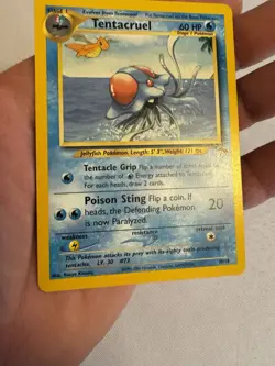 2001 Pokemon - Tentacruel Non-Holo - Southern Islands Expansion 10/18 - WOTC - Image 5