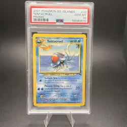 2001 Pokemon Southern Islands #10 Tentacruel Promo 10/18 - PSA 10 Gem Mint - Image 1