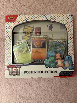 Pokemon TCG Scarlet & Violet 151 Poster Collection Box - New & Factory Sealed - Image 1