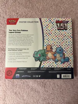 Pokemon TCG Scarlet & Violet 151 Poster Collection Box - New & Factory Sealed - Image 2