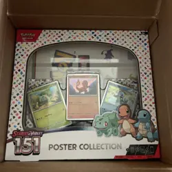 Pokemon TCG: Scarlet & Violet 151 Poster Collection Box Factory Sealed IN HAND 820650853166 - Image 1