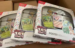 Pokemon TCG: Scarlet & Violet 151 Poster Collection Box Factory Sealed IN HAND 820650853166 - Image 3