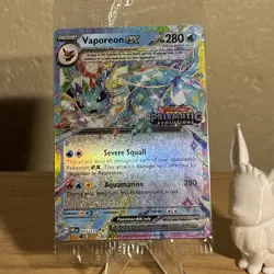 Vaporeon ex 023/131 SEALED Prismatic Evolutions Stamped Promo Pokemon Card TCG - Image 1