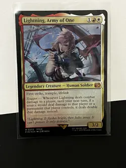 Lightning, Army of One Final Fantasy Foil NM #233 MTG - Image 1