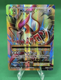 M Pidgeot EX Pokemon TCG- XY Evolutions 105/108 Full Art Holo Ultra Rare 2017 - Image 1