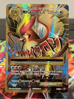 Pokemon Card M Pidgeot EX 105/108 XY Full Art Evolutions LP - Image 1