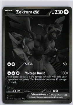 Zekrom Ex 172/086 - English - Black Bolt NM/Mint - Pack Fresh - Pokemon TCG - Image 1